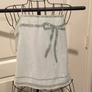 Banana republic silk sequined camisole